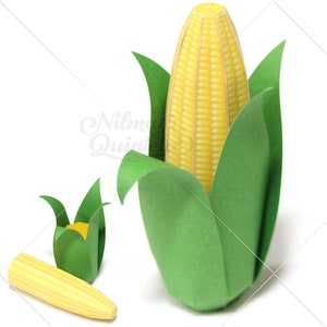 3D Maiskolben Digitales Projekt zum Basteln - Hillbilly Party, Country Designs, typisches Food Candy Box svg