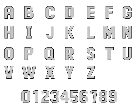 Layer für 3D Buchstaben SVG ONLY LAYERS Alphabet Zeichen Wörter