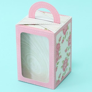 Handle Box Pack 3D Project Papercraft Milk Box Cutting Files Manual ...