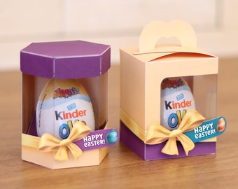 Easter Pack Kinder Surprise Box Mini Egg Chocolate Acetate Hexagonal Strap svg cricut silhouette instant download Nilmara Quintela