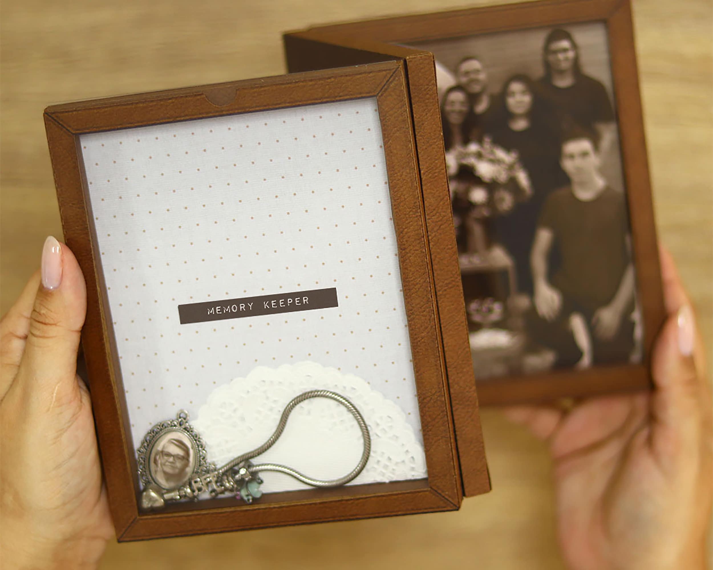 Rectangular Memory Keeper box SVG reliquary memories album gift