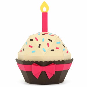 Cupcake Box - Candy Box Schokolade Ostern Geburtstag Muffin svg Kontur Cricut 3D Vorlage Sofortdownload Nilmara melden