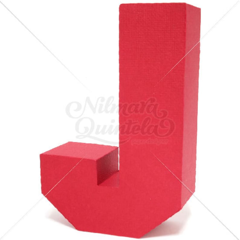 Download 3D Square Letters Pack Alphabet cutting files for manual ...
