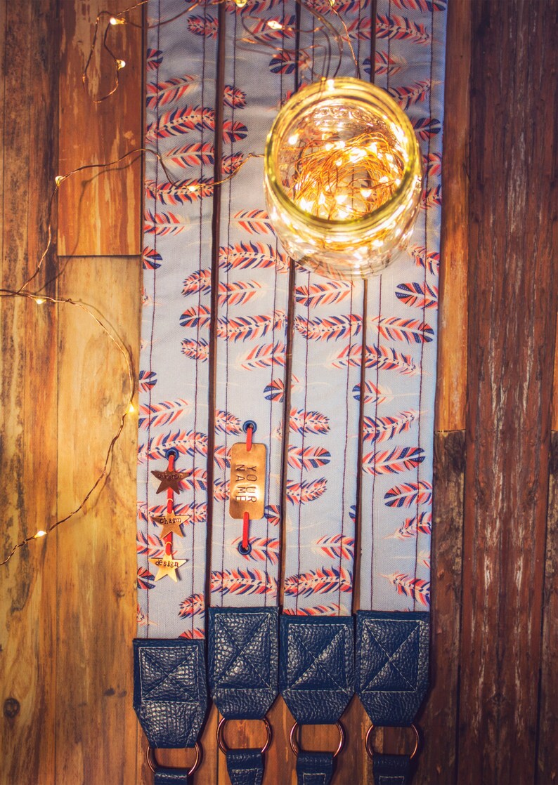 Camera Strap Flock of Feathers personalized custom camera image 2