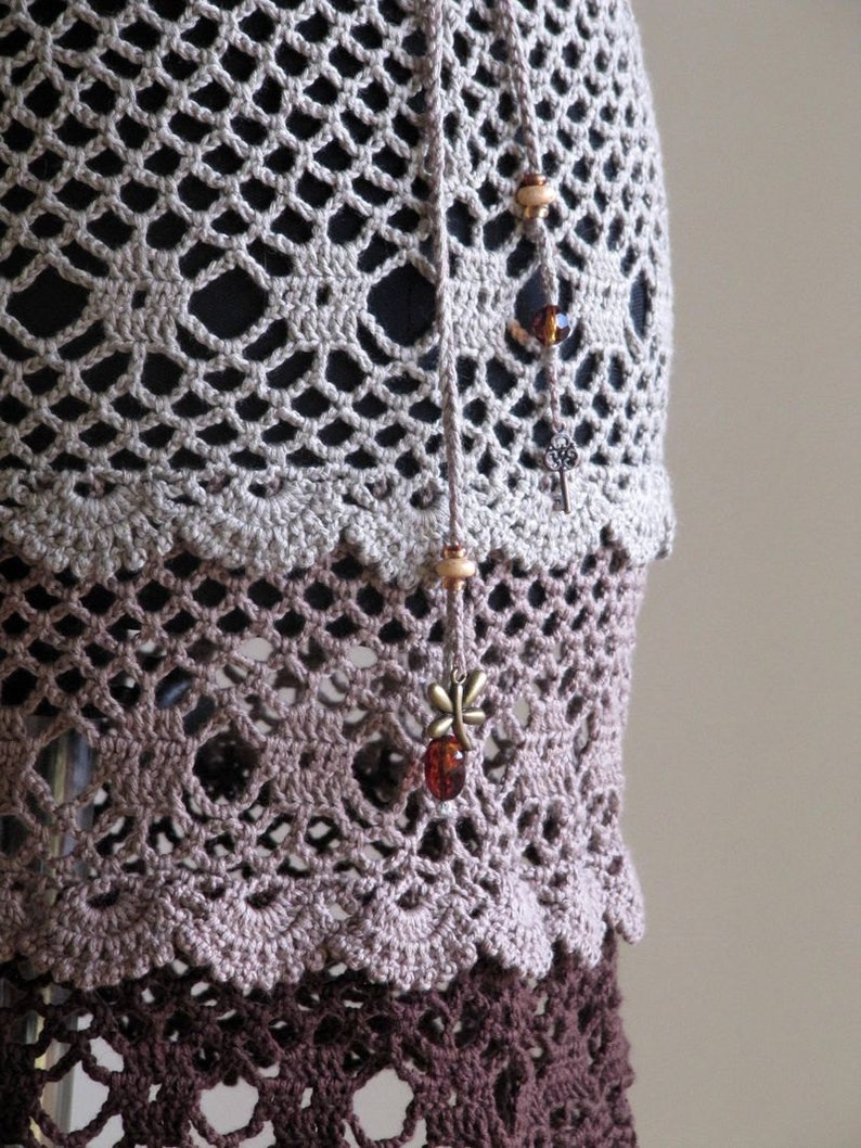 Beach lace skirt beige crochet skirt cotton skirts summer Boho skirt womens skirts hippie mini skirt beach cover up skirt brown knit skirt