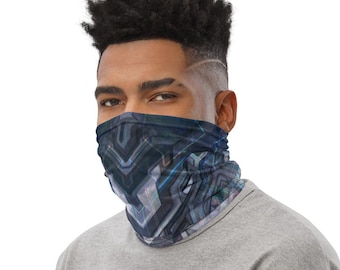Euclidean Grin - Mascarilla antipolvo 19 en 1, accesorio para la cabeza, diadema, polaina para el cuello, bandana, pasamontañas, gorro, banda para el cabello, bufanda