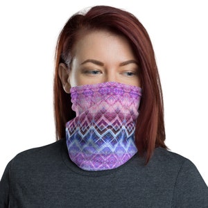 Maschera - Ruby Risonanza - 19 in 1 Usi: Maschera di polvere, Headwear, Headband, Neck Gaiter, Bandana, Balaclava, Beanie, Fascia per capelli, Sciarpa