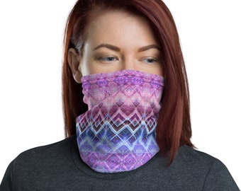 Máscara - Resonancia Rubí - 19 en 1 Usos: Máscara de Polvo, Headwear, Diadema, Gaiter de Cuello, Bandana, Balaclava, Goranie, Banda de Cabello, Bufanda