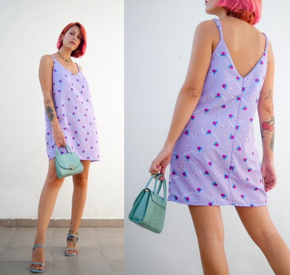 colourful polka dot dress