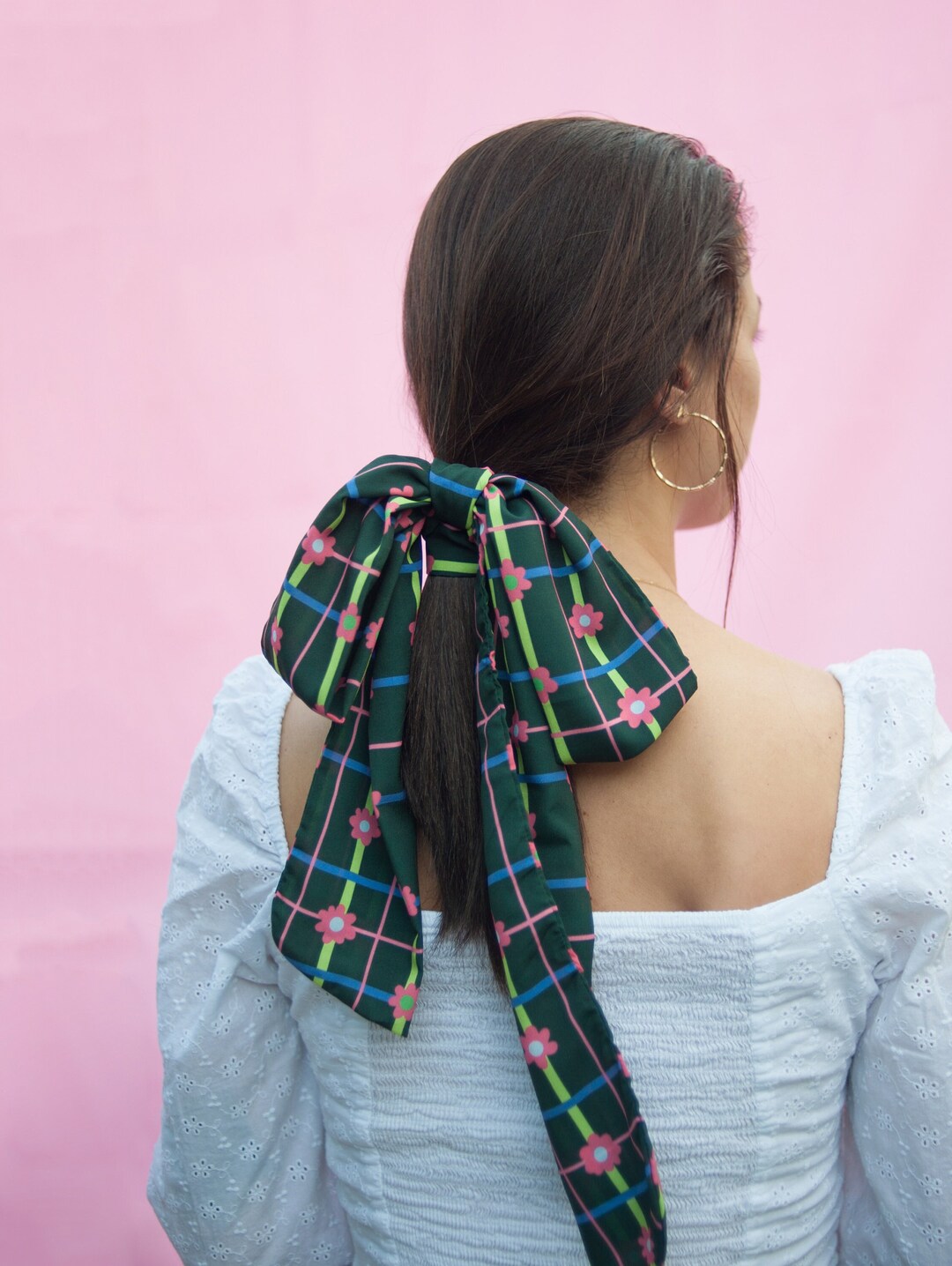 Sciarpa Per Testa In Raso Di Seta Sintetica - Bandana Elegante 90x90 Cm Unisex - Bordeaux - Foto 9