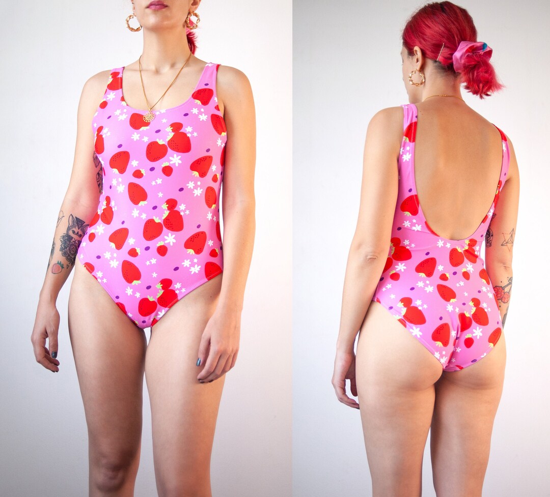 Baby Cherry Pattern One-Piece 100サイズ Kids】Baby Cherry Pattern One-Piece