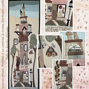 Toy Shop Quilt Pattern – SPANISH Version, PDF Sewing Pattern by MJJenek