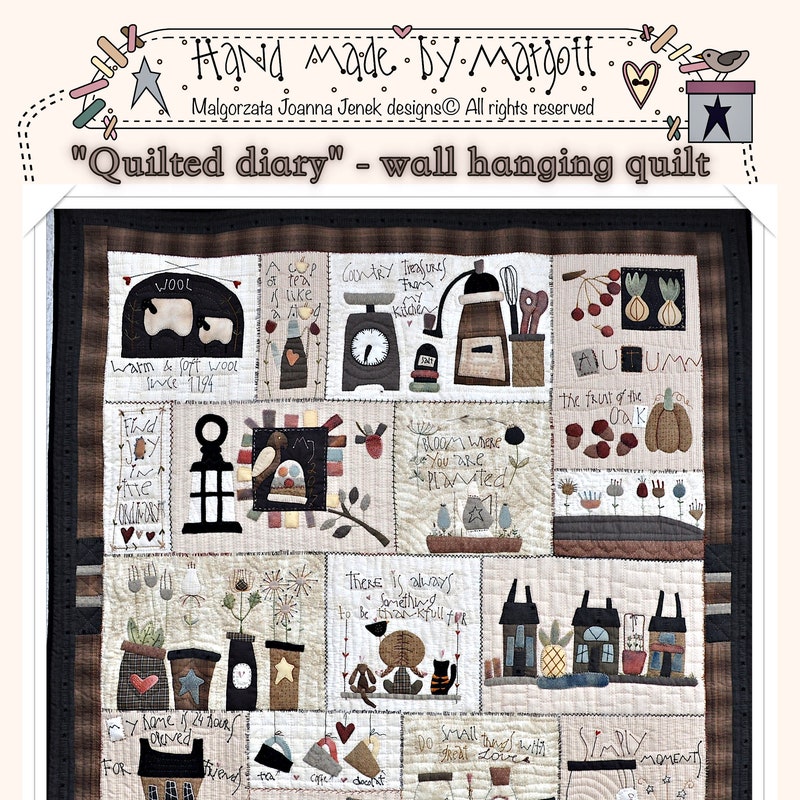 Primitive Applique Patterns - Etsy