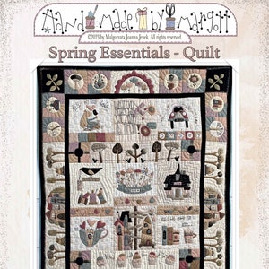 Spring essentials - Quilt pattern by MJJenek, PHYSICAL / paper pattern