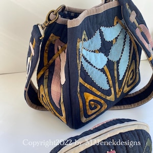 Belle Epoque - Bag and purse 2 projects - Paper (physical) pattern by MJJenek