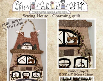 Sewing Home - Charmant quilt PDF-patroon van Malgorzata J.Jenek