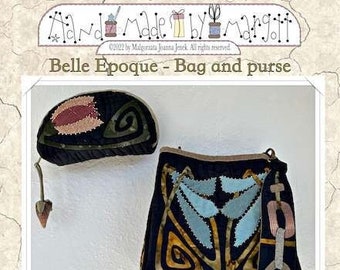 Belle Epoque - Bag and purse 2 projects - Paper (physical) pattern by MJJenek