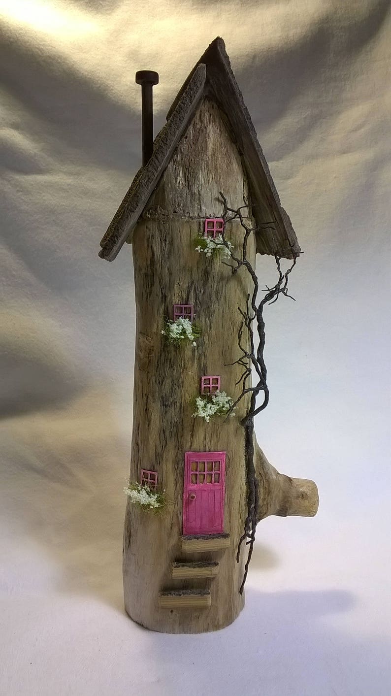 Driftwood House Art Miniature Fairy House Etsy