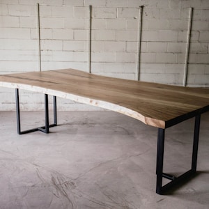 Siberian Elm Conference Table or Large Dining Table