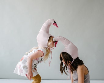 Bird Hat Sewing Pattern, Swan Costume, Flamingo Costume, Crane Costume, Duck Costume, Digital Download PDF
