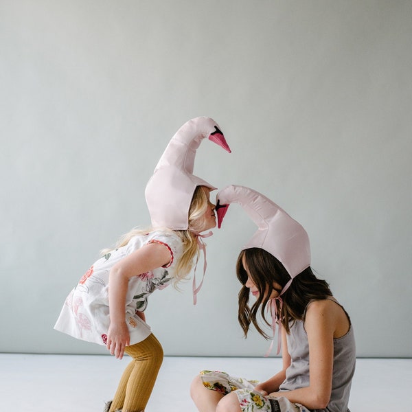 Bird Hat Sewing Pattern, Swan Costume, Flamingo Costume, Crane Costume, Duck Costume, Digital Download PDF