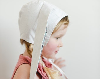 Baby Bonnet Sewing Pattern PDF, Children Bonnet Sewing Pattern, Reversible Bonnet, Pom Pom Bonnet, Bunny Bonnet, Bear Bonnet