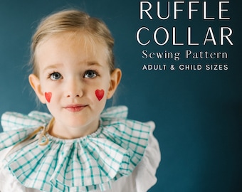 Easy Neck Ruffle Collar Sewing Pattern Tutorial for Costumes and Cosplay