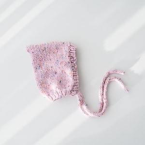 Stickmönster för Pixie Bonnet: Älvmössa med halsduk (baby, barn, vuxen) (digitalt PDF-mönster) bild 7