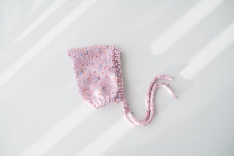 Stickmönster för Pixie Bonnet: Älvmössa med halsduk (baby, barn, vuxen) (digitalt PDF-mönster) bild 7