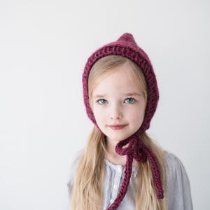 Stickmönster för Pixie Bonnet: Älvmössa med halsduk (baby, barn, vuxen) (digitalt PDF-mönster) bild 6