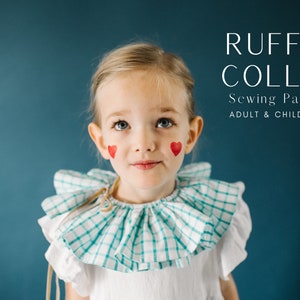 Easy Neck Ruffle Collar Sewing Pattern Tutorial for Costumes and Cosplay