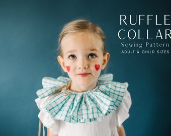 Easy Neck Ruffle Collar Sewing Pattern Tutorial for Costumes and Cosplay