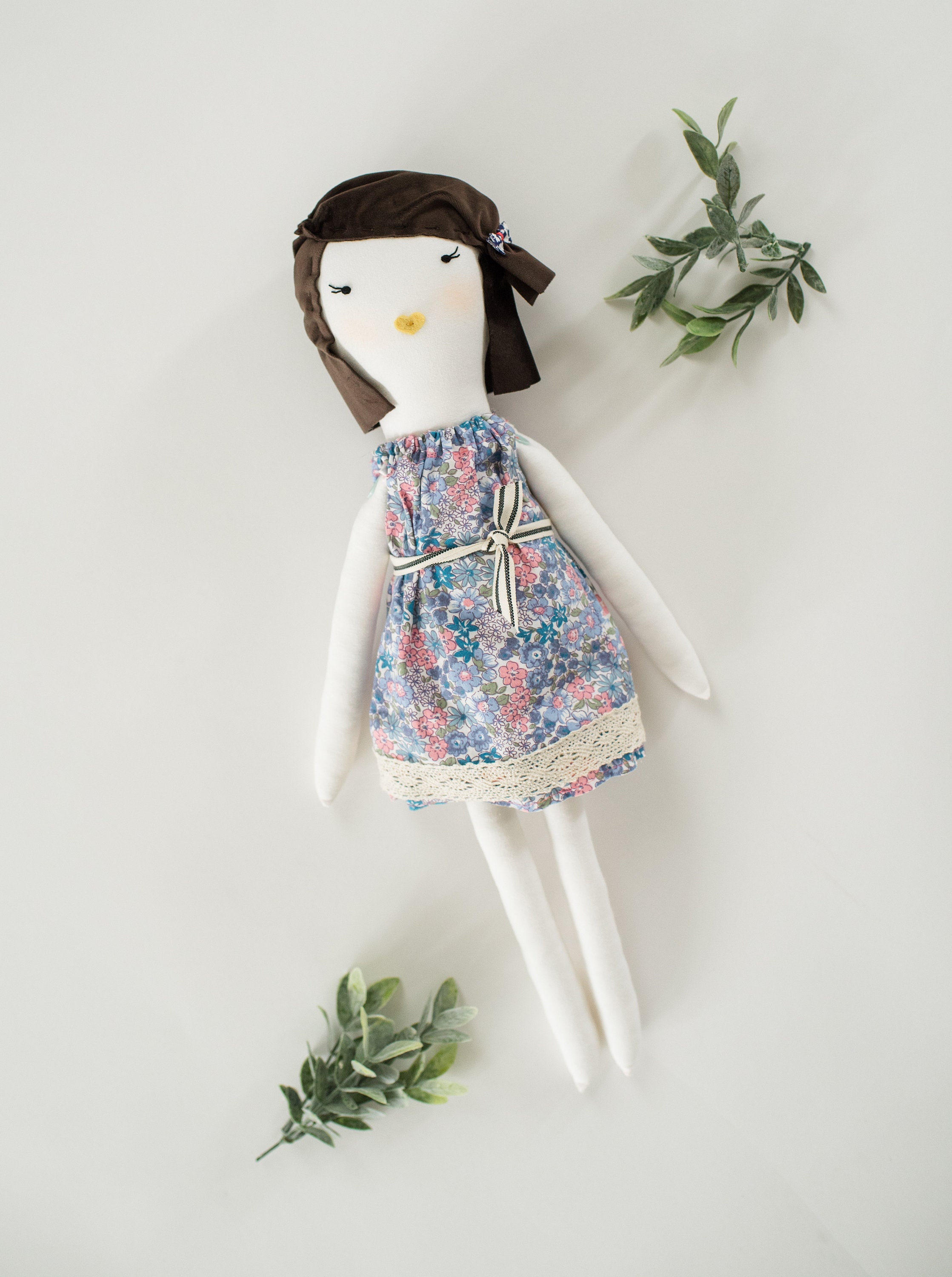 Modern Vintage Rag Doll Pattern Tutorial Diy | Etsy