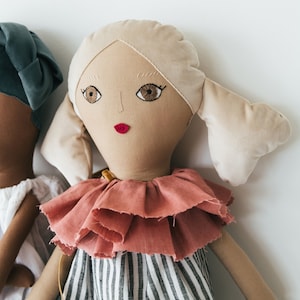My Doll Pattern easy to sew large modern rag cloth doll tutorial, doll clothes, diy shoes image 10