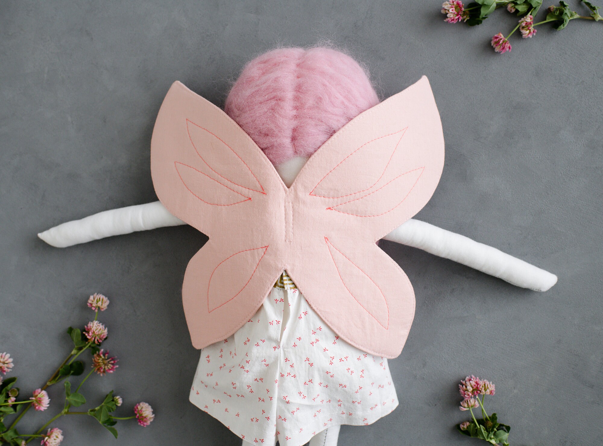Doll Fairy Wing Pattern DIY Etsy UK