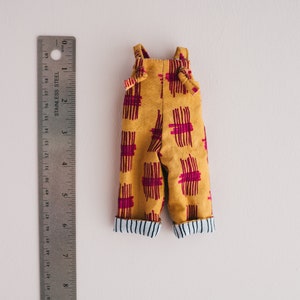 DIY Doll Overalls Clothes Sewing Pattern, Greta Pocket Ragdoll clothing Tutorial, Knot Strap Overall Bib, Reversible, Digital Download image 4