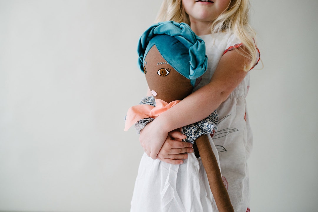 My Doll Pattern Easy to Sew Large Modern Rag Cloth Doll Tutorial, Doll Clothes,