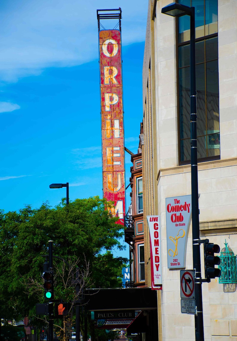 Original Madison Orpheum Theatre sign image 1