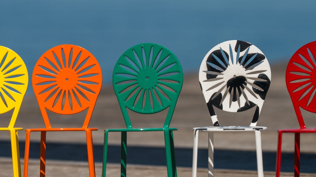 UW Madison Union Terrace Chairs Special Edition 1 W/limited Edition Cow