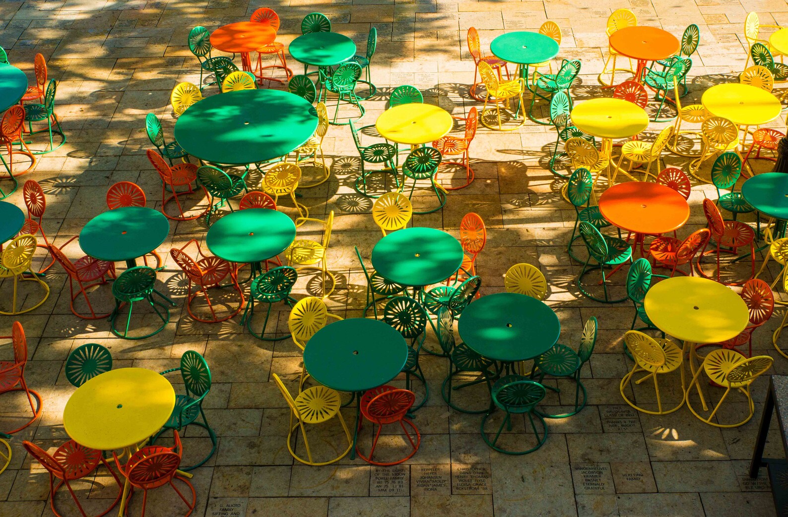 UW Madison Union Terrace Chairs Overview From Balcony Etsy