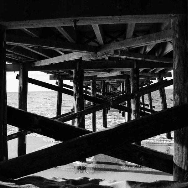 Under pier at so cal beaches