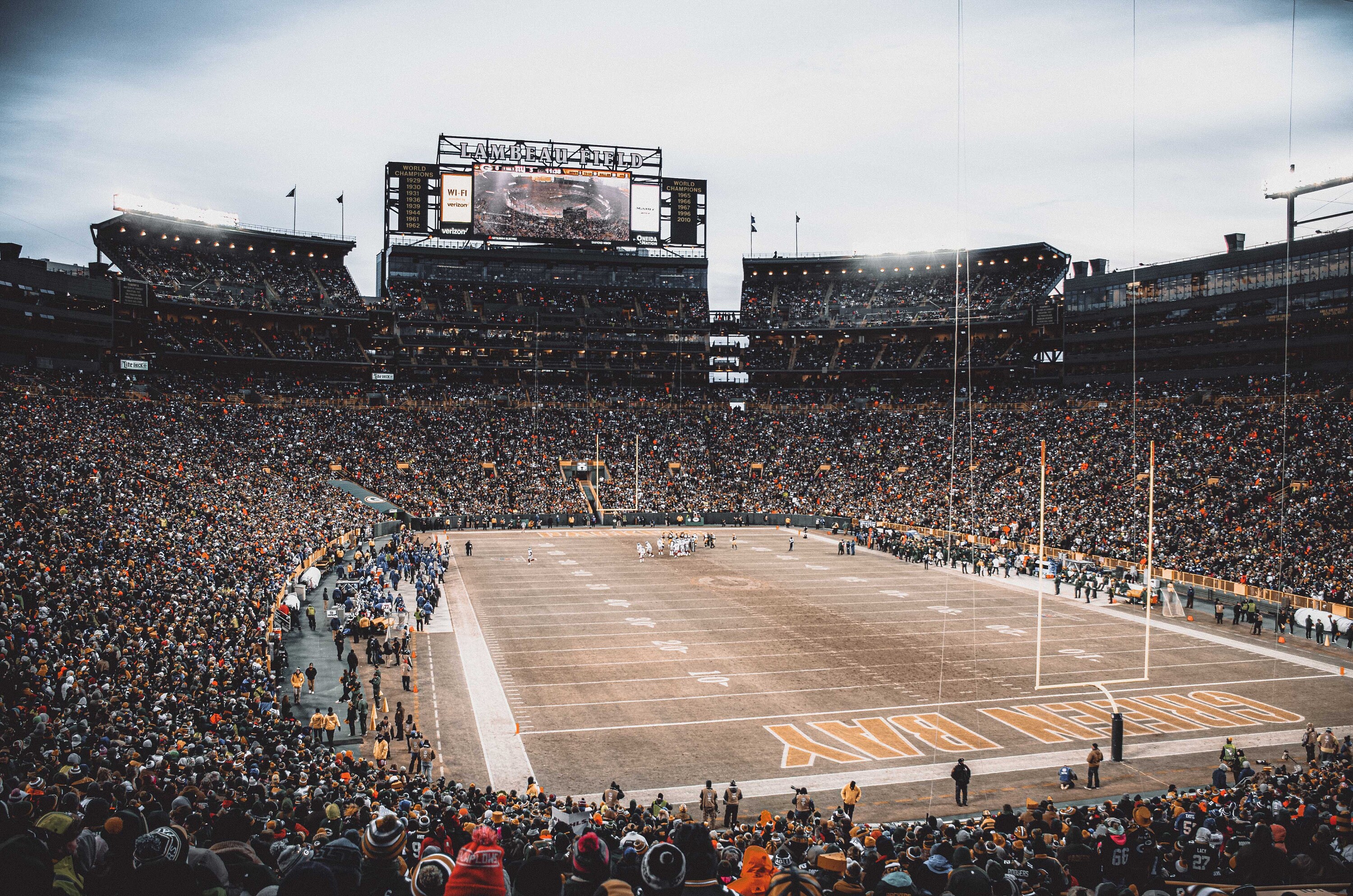 Lambeau Field Green Bay Packers Game Day Stadium Wisconsin