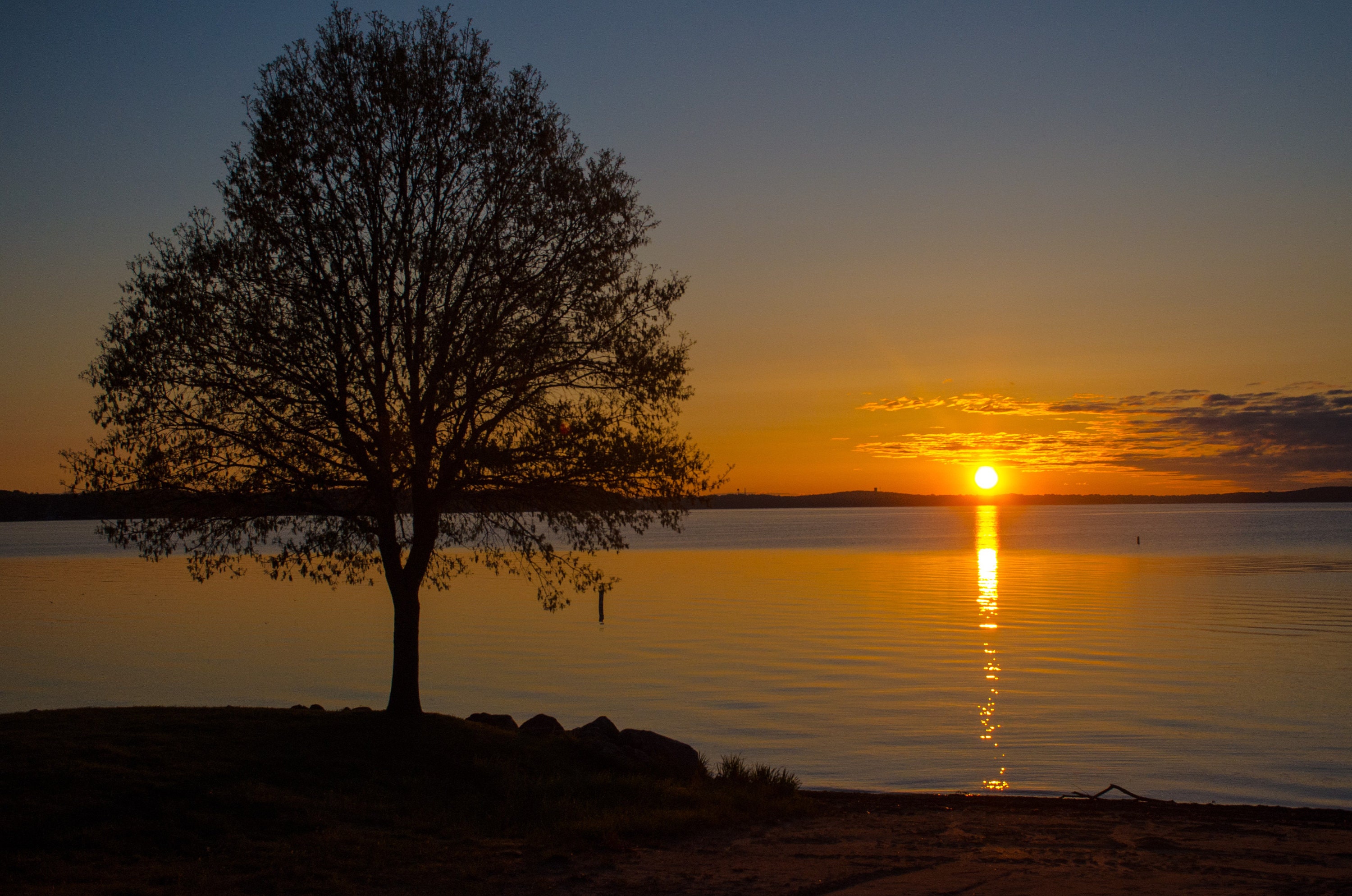Wisconsin Lake Mendota Park Shoreline at Sunrise Etsy