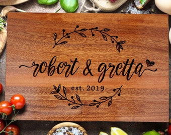 Personalized Cutting Board, Personalized Chopping Block, Personalized Kitchen Board, Custom Cutting Board, Cheese Board, Chopping Board 209