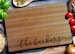Custom Cutting Board, Home & Living, Personalized cutting Board,Wedding Monogram, kitchen sign (158)
