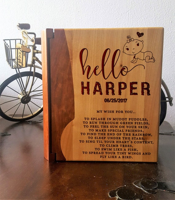 Baby Personalized Photo Album Custom Photo Album Etsy