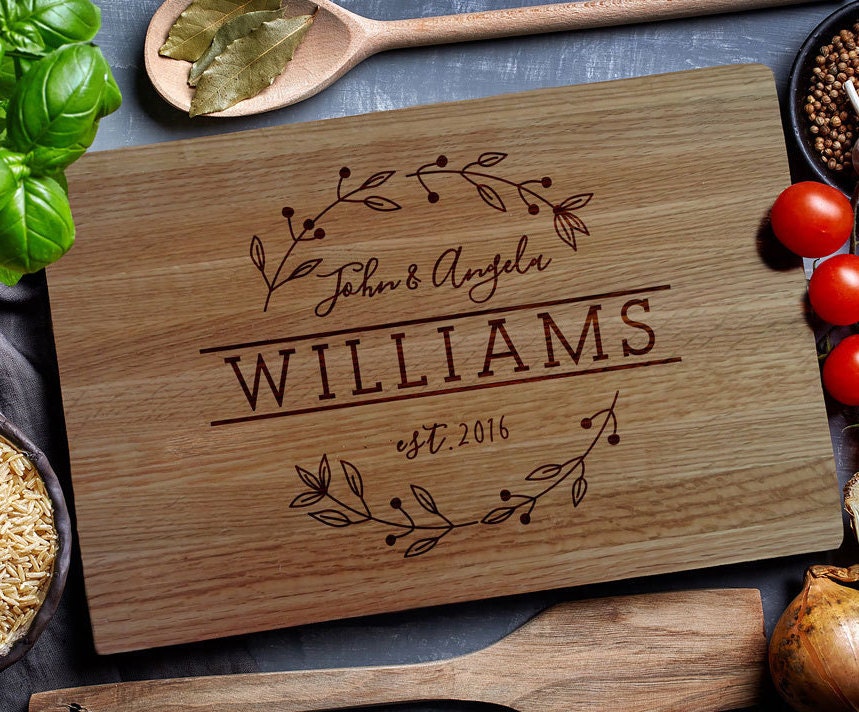 Custom Cutting Board personalized cutting BoardWedding | Etsy