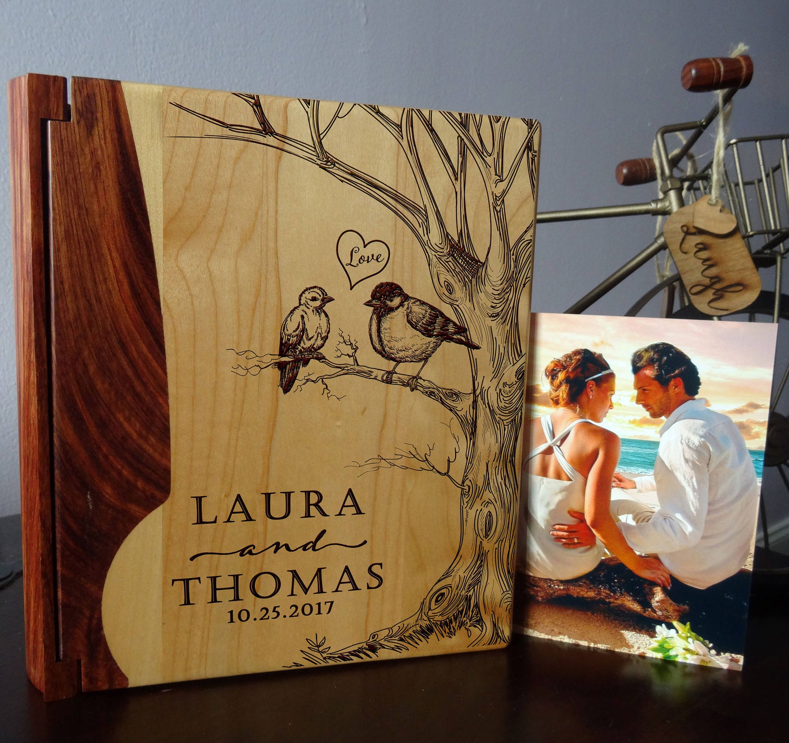 Wedding Photo Album Personalized Photo Album Custom Photo Etsy