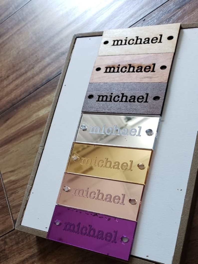 Wedding place cards /Laser Cut Names / Wedding table decoration/Dinner Place Card / personalized place cards /Napkin Holders 64 image 10