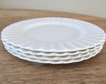 4 vintage bread plates J&G Meakin England